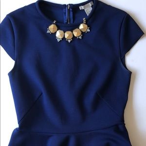 Dressy blue top